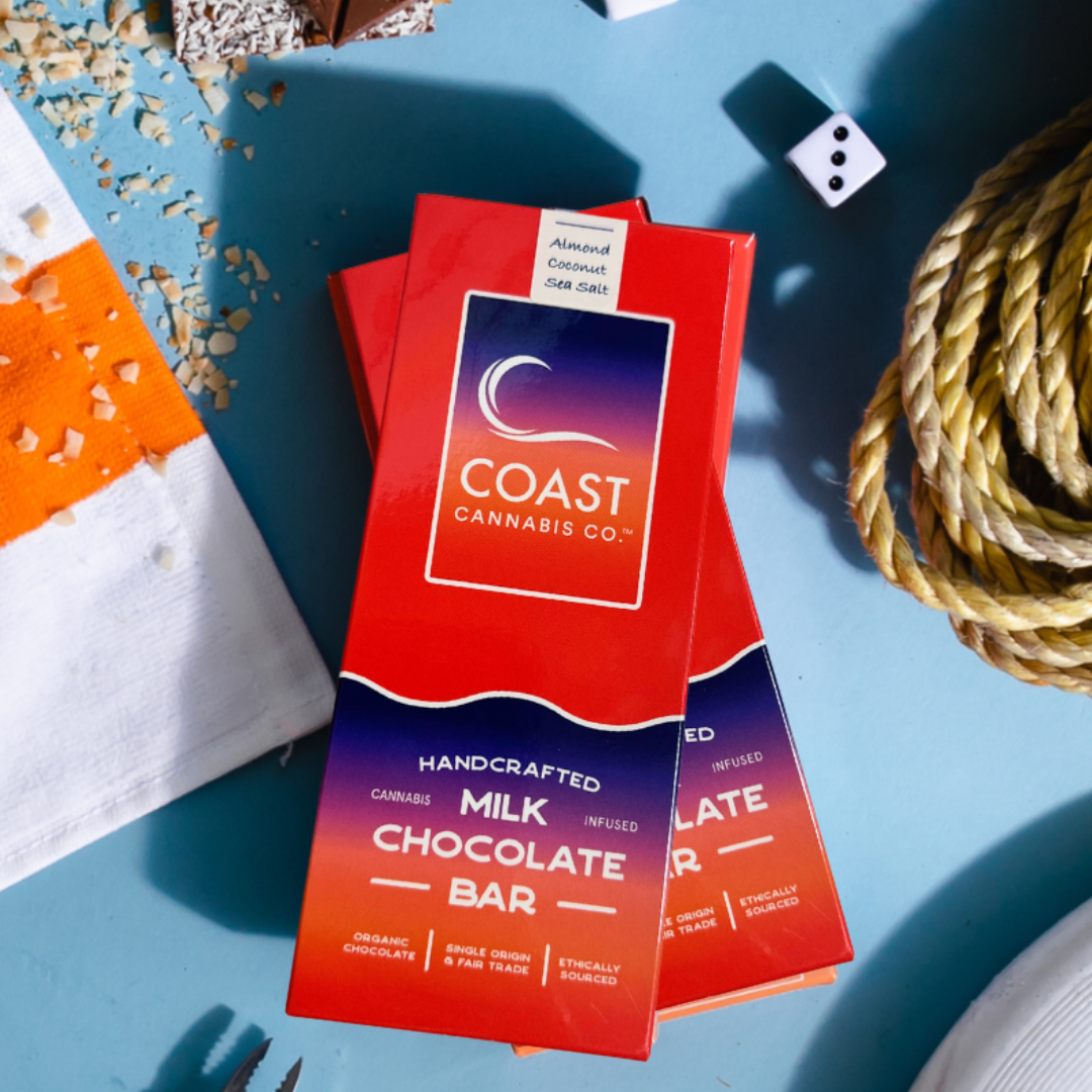 Almond Coconut Sea Salt Milk Chocolate Bar | 100mg