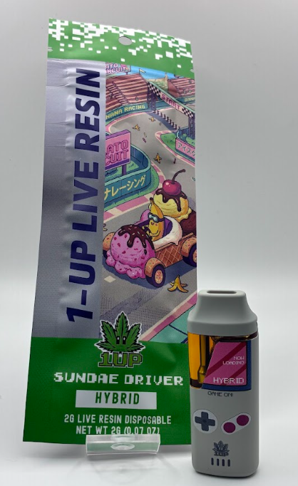 Disposable | Resin | Sundae Driver | 2g | 1UP