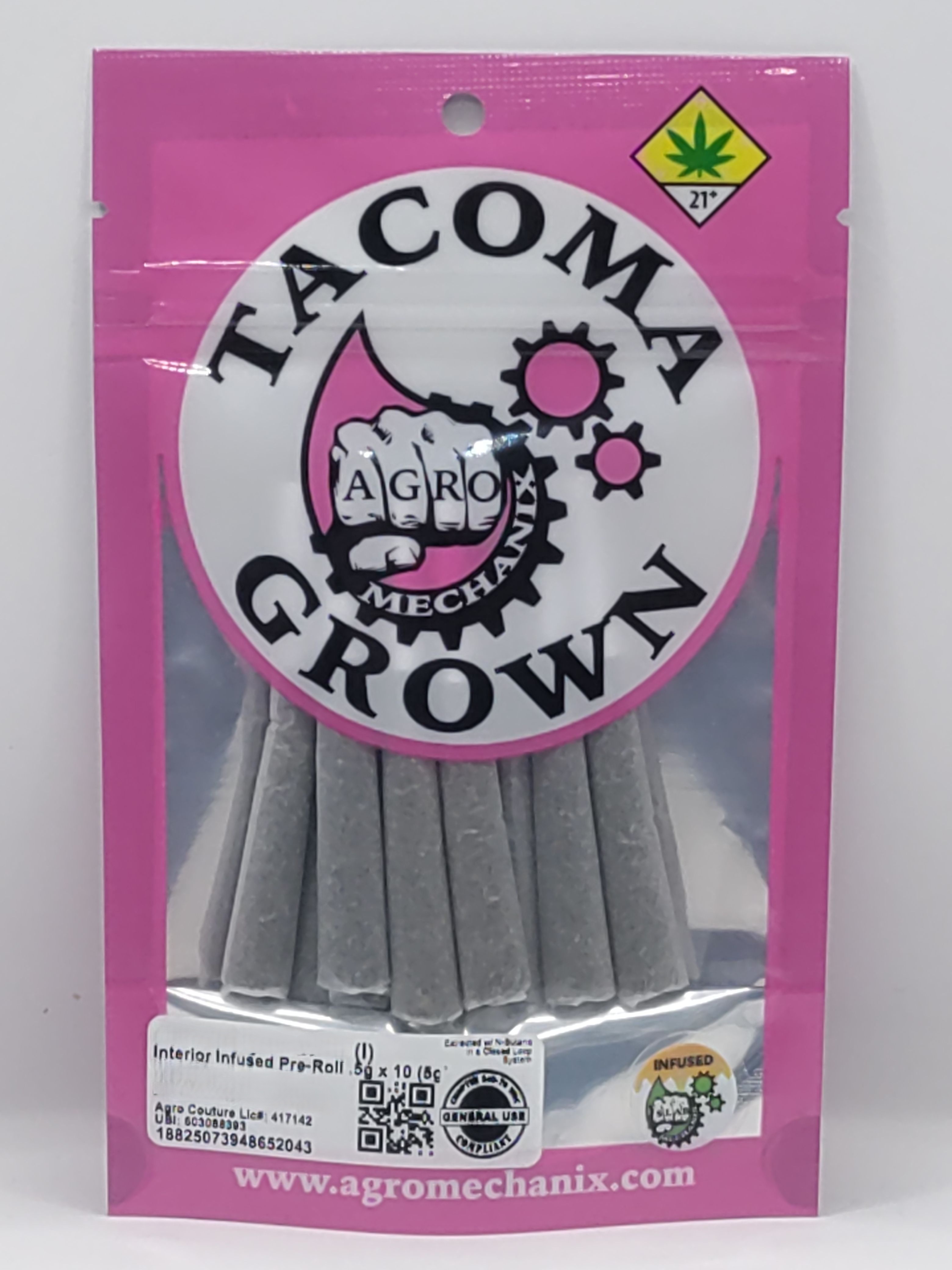 Ice Cream Cake 0.5g x 10 Infused Preroll Pack Agro Mechanix
