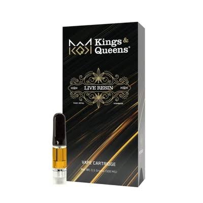 KINGS & QUEENS LR Cart 500mg: Blueberry Cruffin