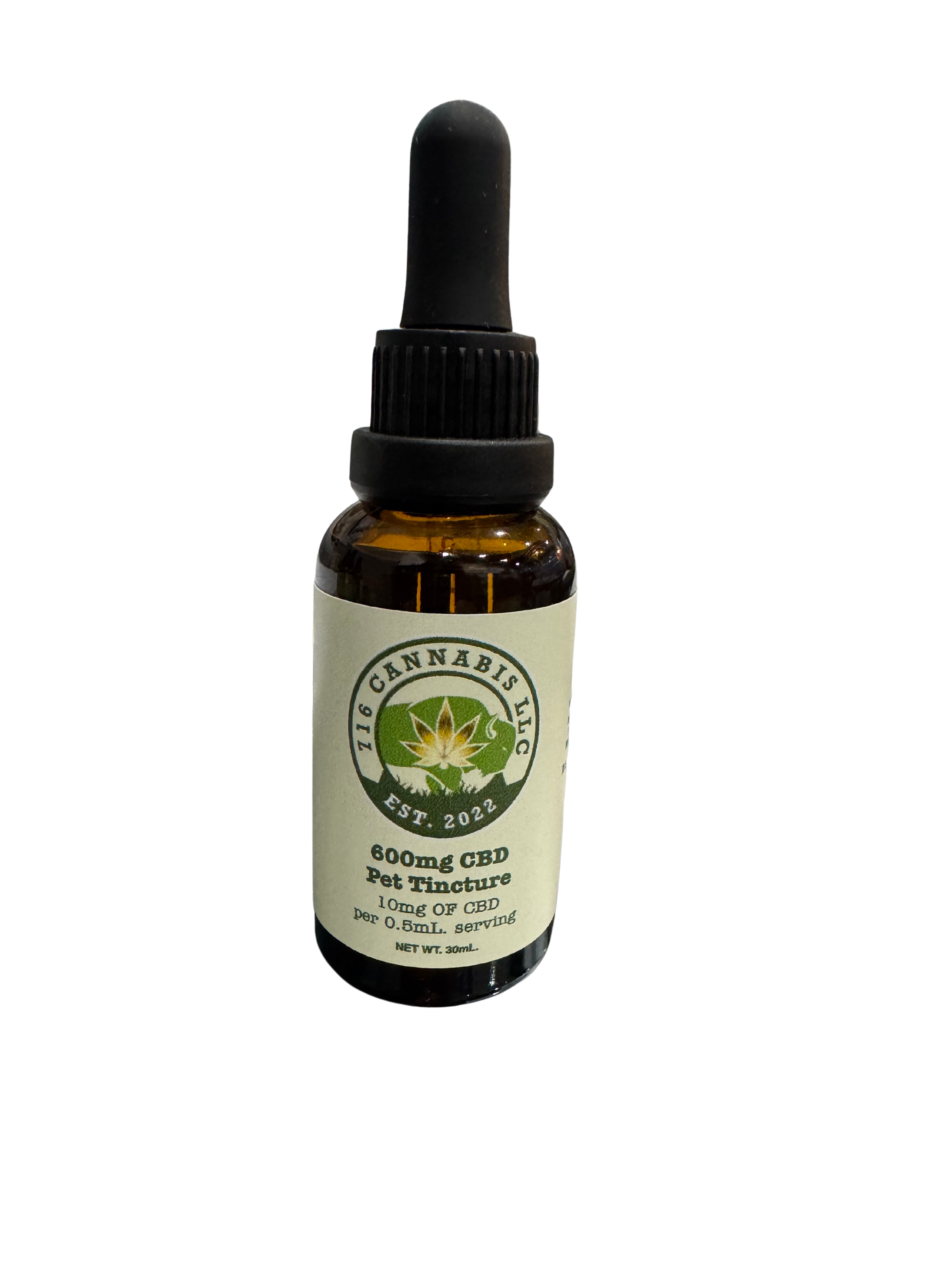 716 Cannabis | CBD Pet Oil Tincture 600mg