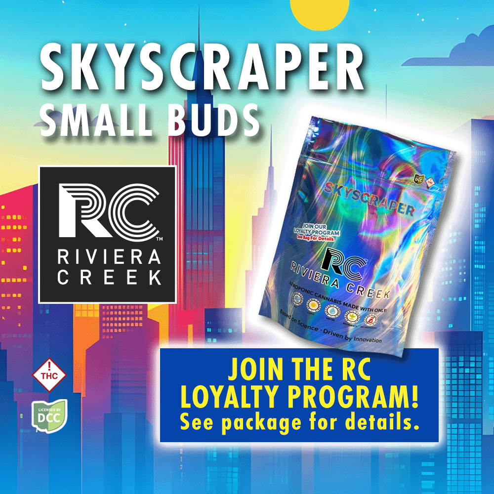 Riviera Creek | Skyscraper (Buds) | 3.5g | Sativa