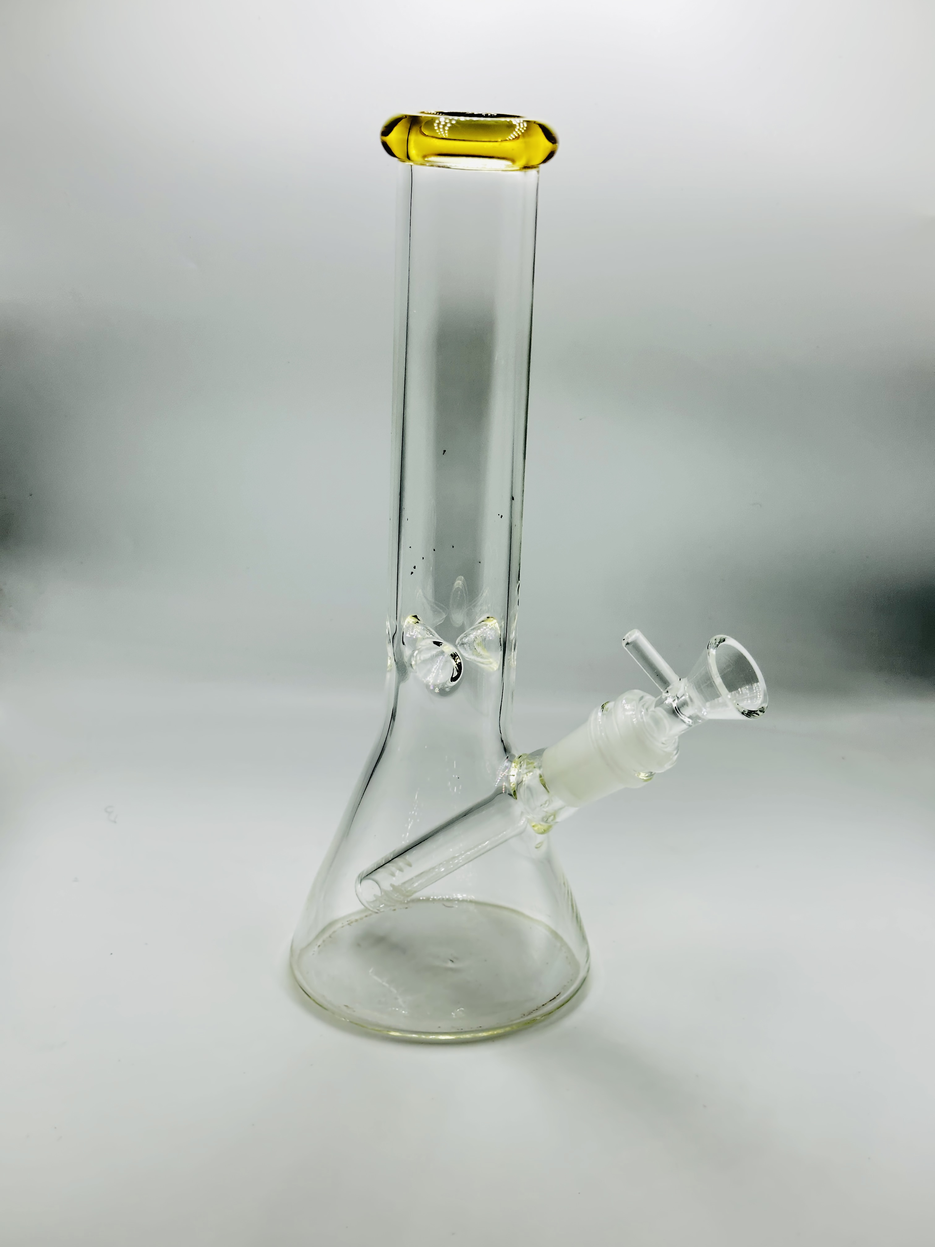 Yellow Beaker Bong Flower Bowl