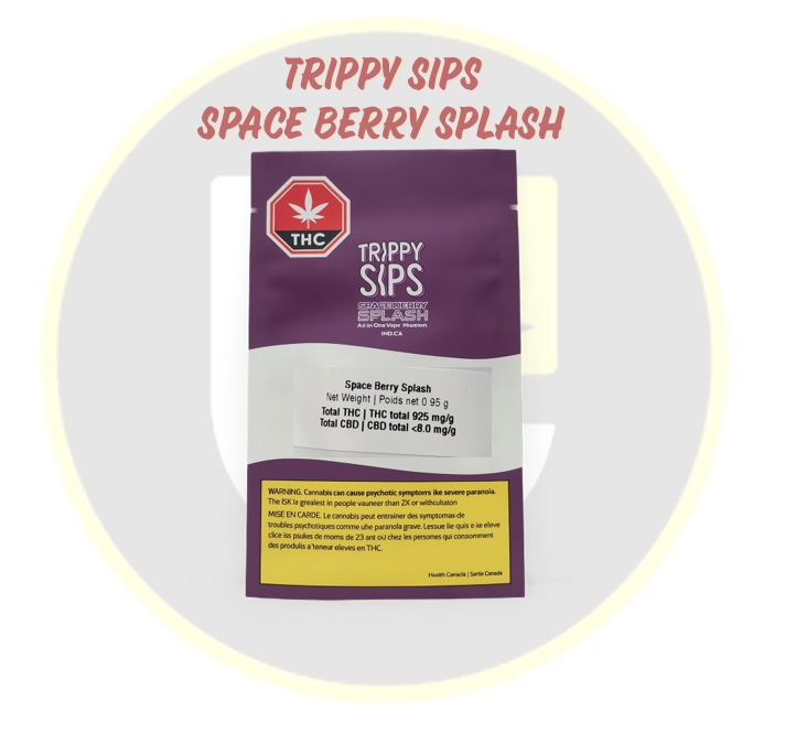 Trippy Sips - Space Berry Splash Liquid Diamond 0.95g Disposable Vape Pen