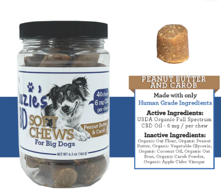 Peanut Butter Carob Soft Chews