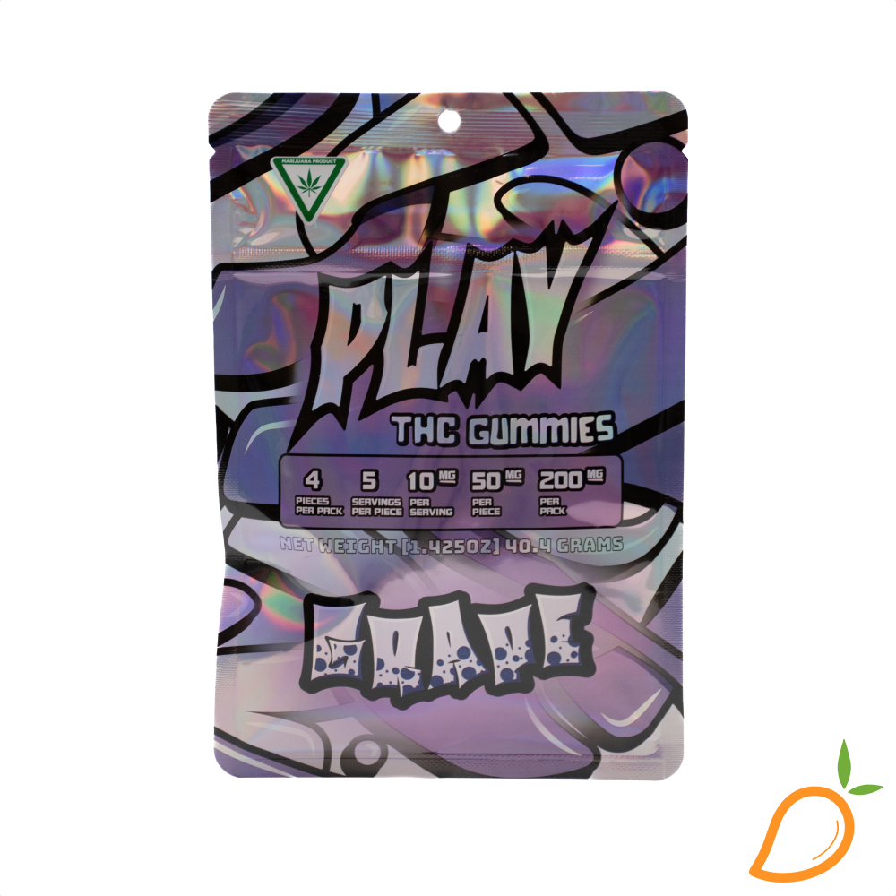 200mg Grape Gummies Play Cannabis