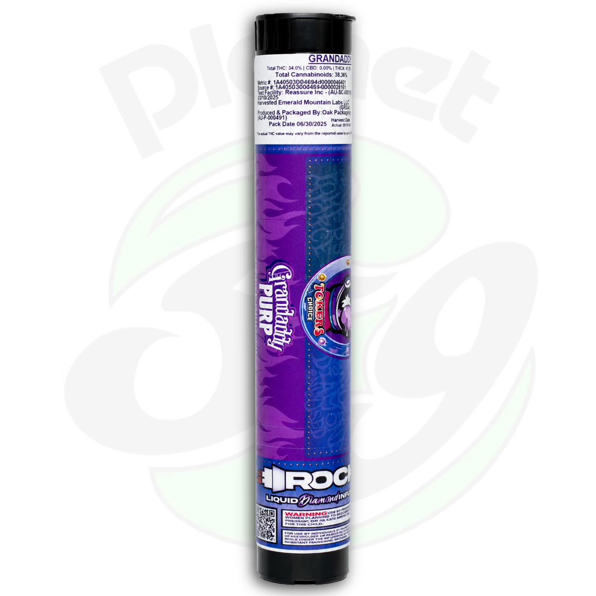 Tokers Choice | Grandaddy Purp | 1.5g Infused Preroll