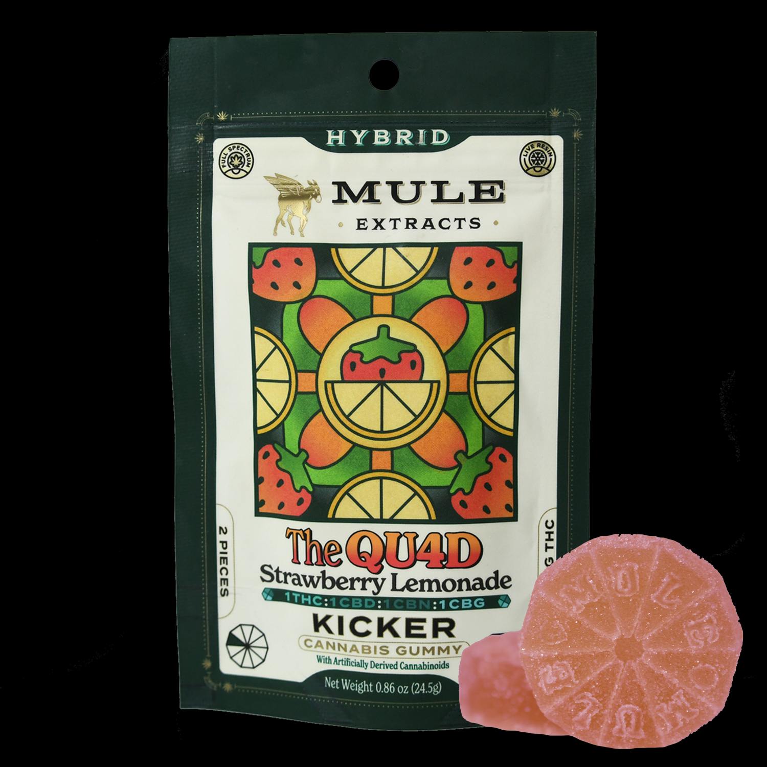 Strawberry Lemonade Quad Kicker