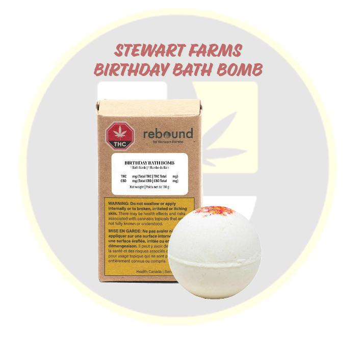 Stewart Farms - Birthday Bath Bomb x 1 Bath Bomb