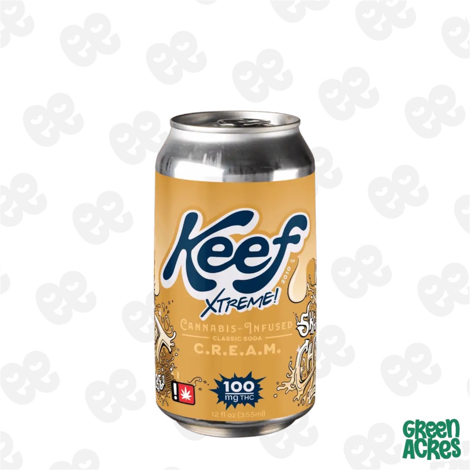 Keef Extreme: Cream Soda 100MG THC Infused Soda