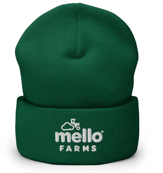 Mello Farms Green Beanie product photo