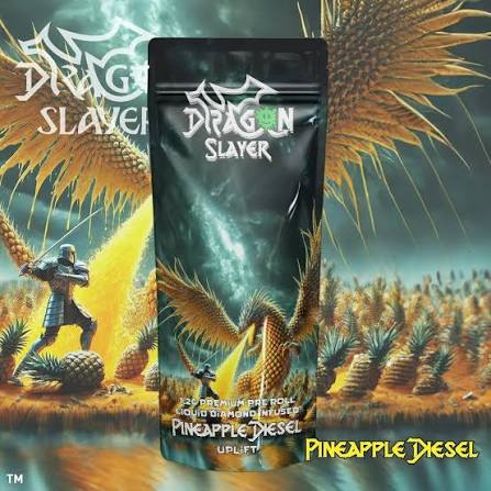 Dragon Slayer - Infused Preroll - 1.2g - Pineapple Diesel
