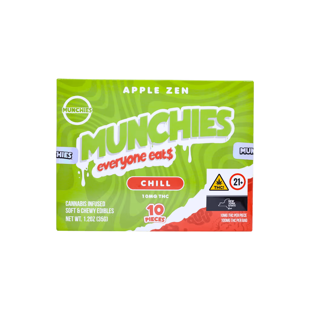 Munchies Chill Apple Zen 10pk 10mg Edibles