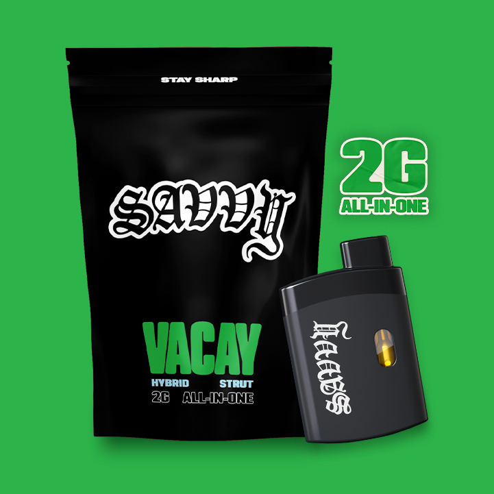 Savvy | Peaches & Cream | Strut | Disposable Vape |