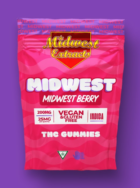 Midwest Extracts - Midwest Berry - 200mg Gummies