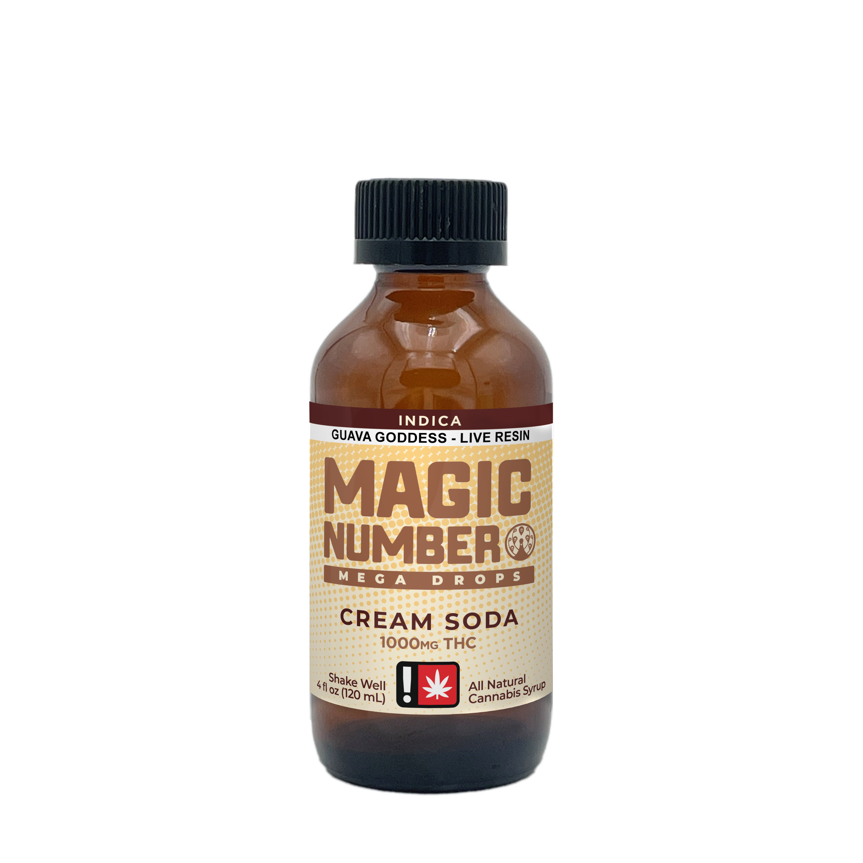 Magic Number: Cream Soda Indica Mega Drops - 1000mg Live Rosin - 113.398g