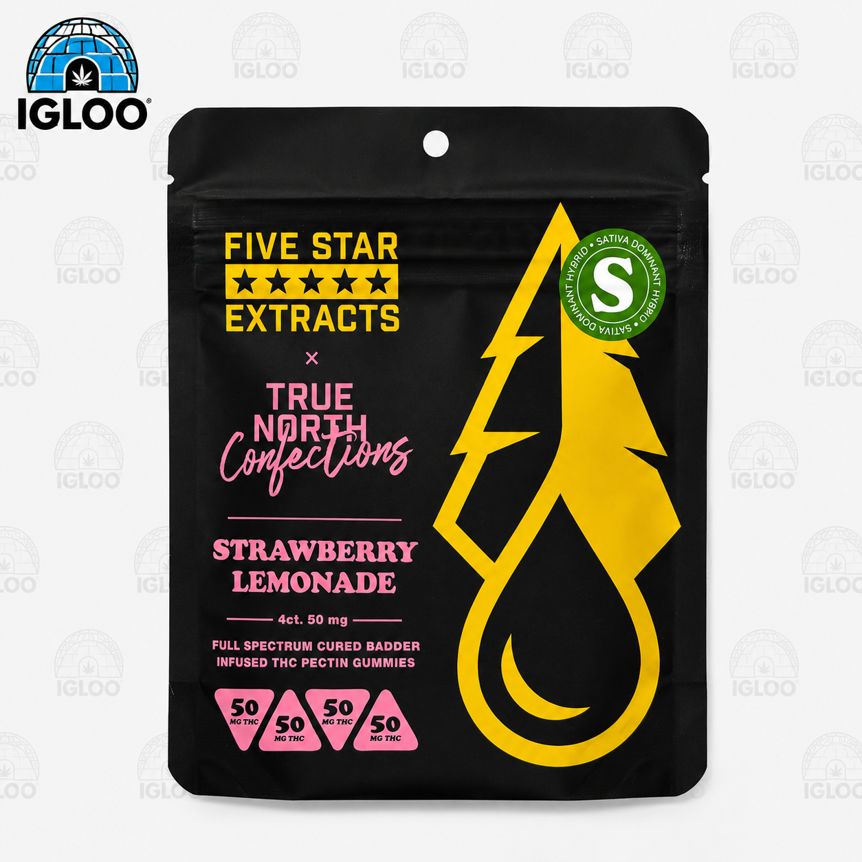 True North | Full Spectrum | Strawberry Lemonade | 4x50mg (200mg)
