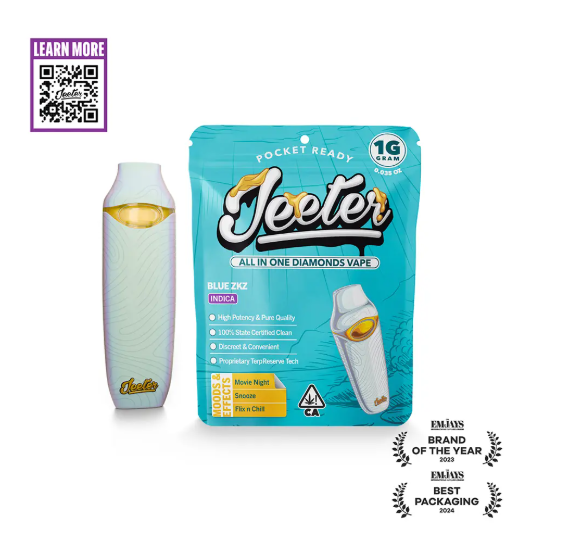 Blue ZKZ AIO Liquid Diamonds Vape | 1g | Jeeter