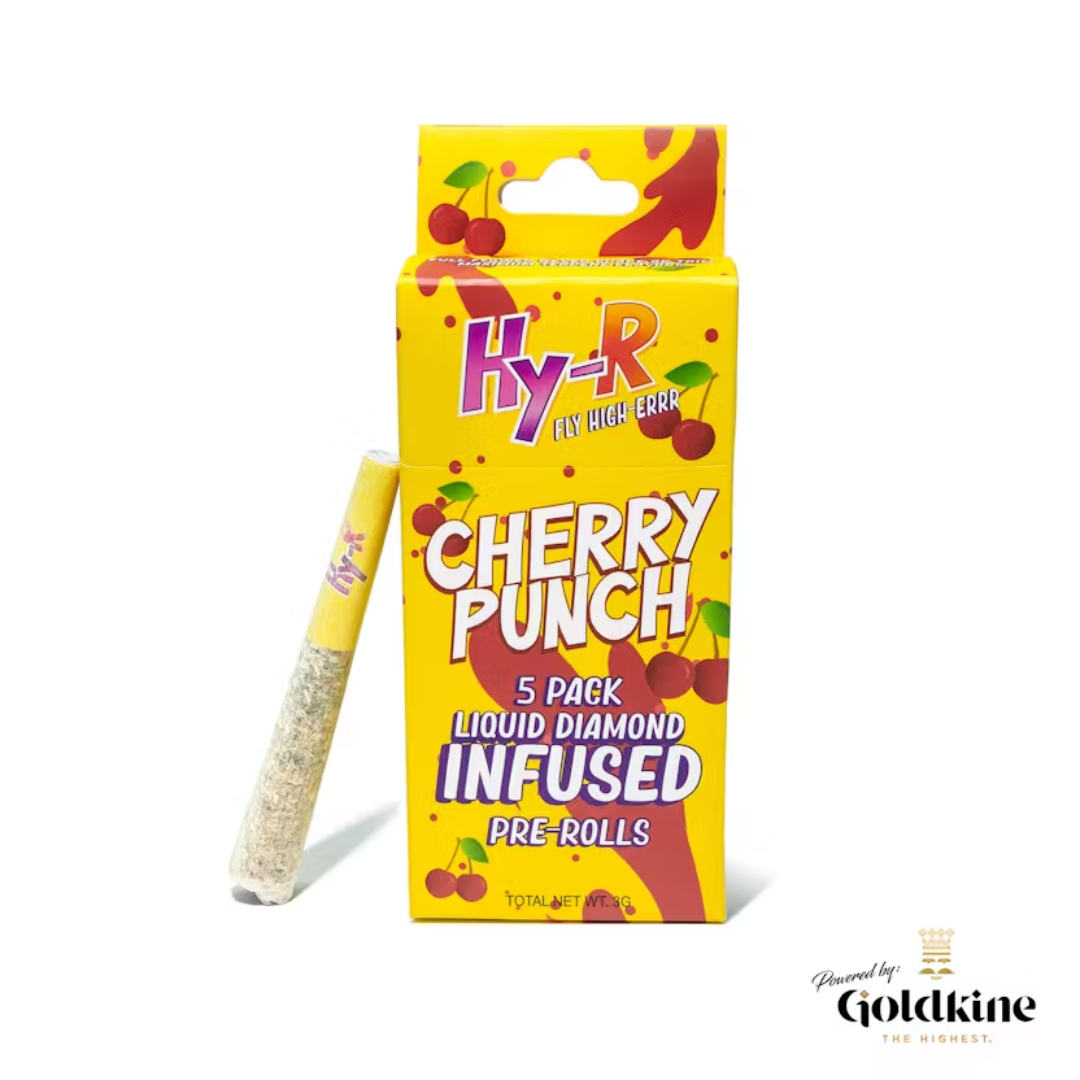 Hy-R - 5 Pack Infused Prerolls - Cherry Punch