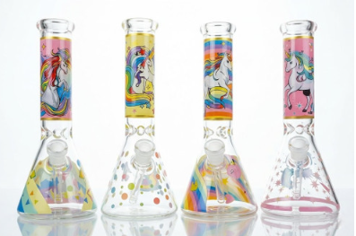 SirEEL 10" Unicorn Beaker Bong w/ Bowl product photo