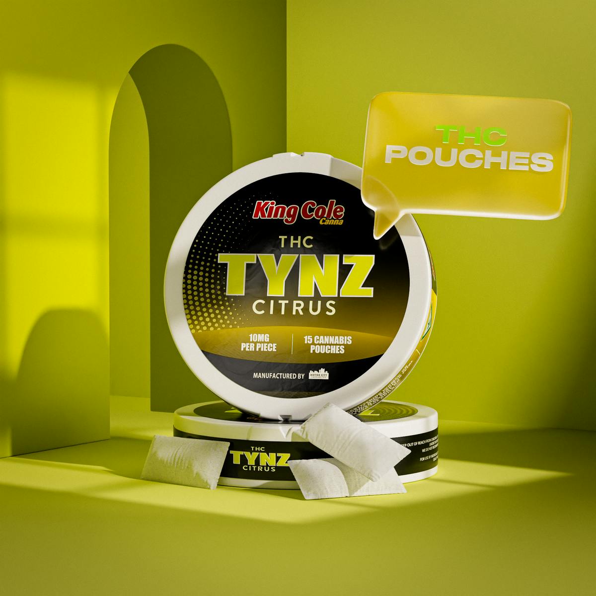 King Cole TYNZ | 150mg Pouches | Citrus