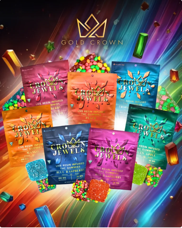 Gummies | Crown Jewels | Mango | 200mg | Gold Crown