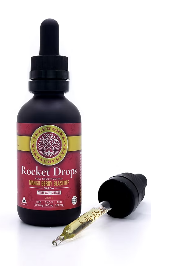 Rocket Drops Drops | Tincture | 100mg THC/200mg THCv/300mg CBG