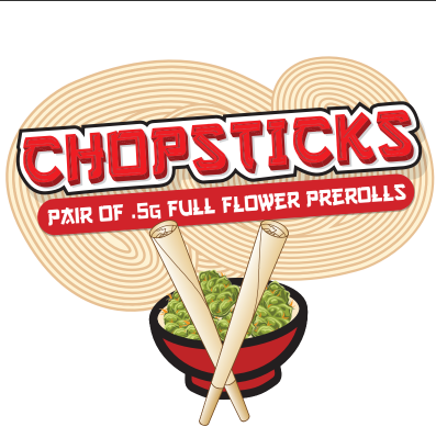 Picc CHOPSTICKS | OG Kush | PreRoll Pack | 2 x 0.5g