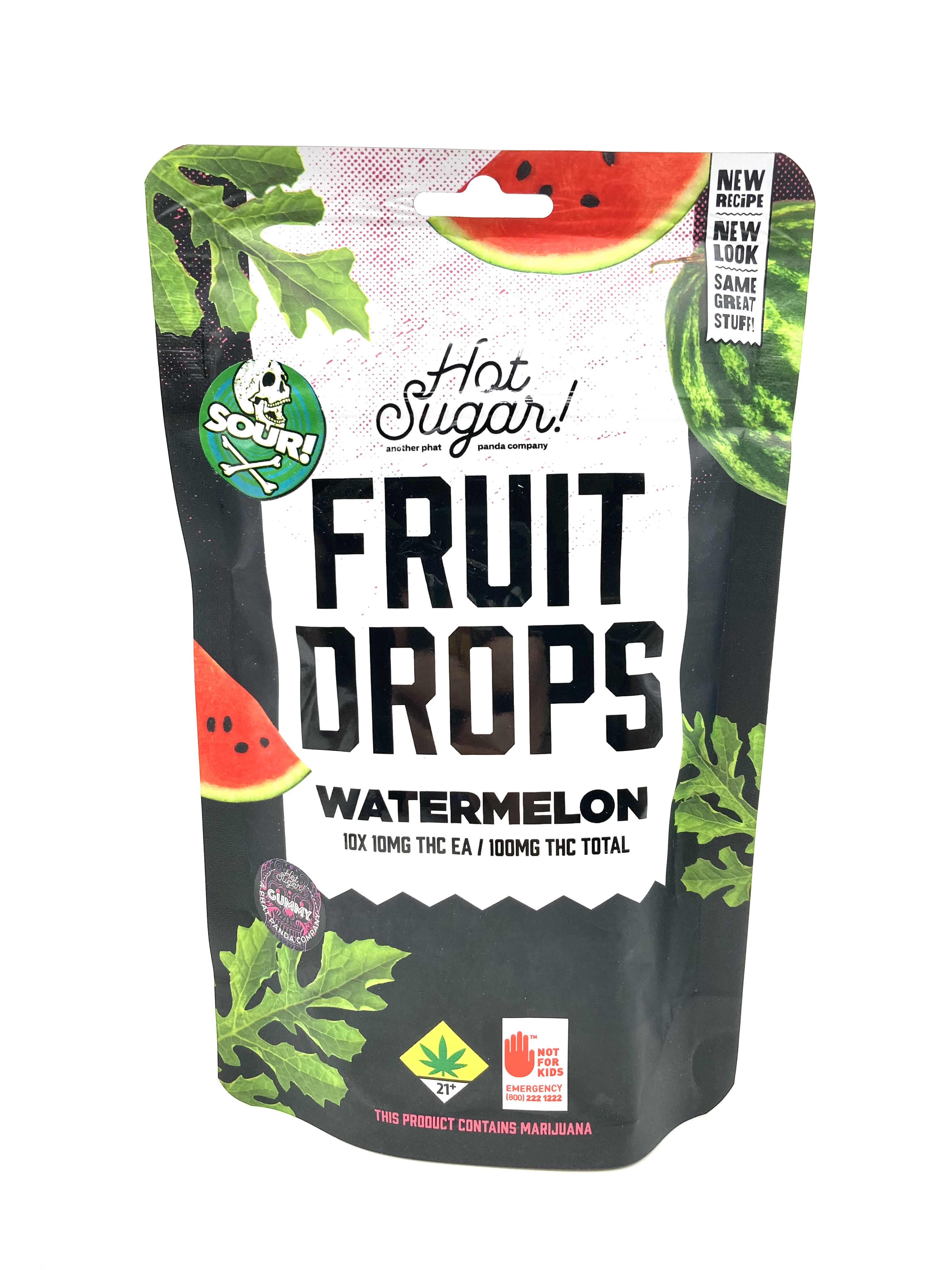 Sour Watermelon Fruit Drops Sugar