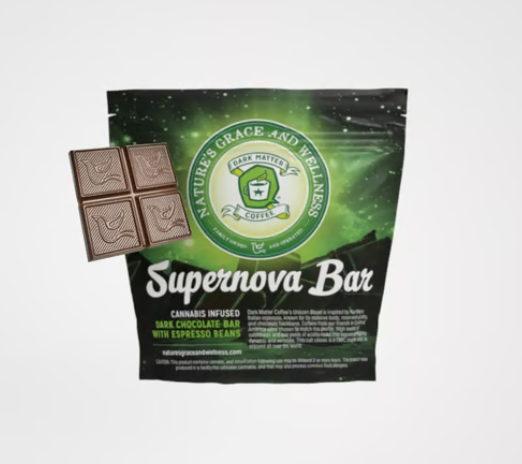 Supernova Bar - Sativa - Dark Chocolate Bar - 100mg (4pk)