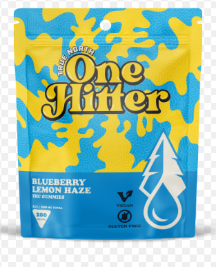 True North One Hitter - Blueberry Lemon Haze - 200mg Single Gummy