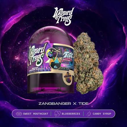 Wizard Trees | Flower | Tide Banger | Zangbanger X Tide | 3.5g | Hybrid | THC 27%