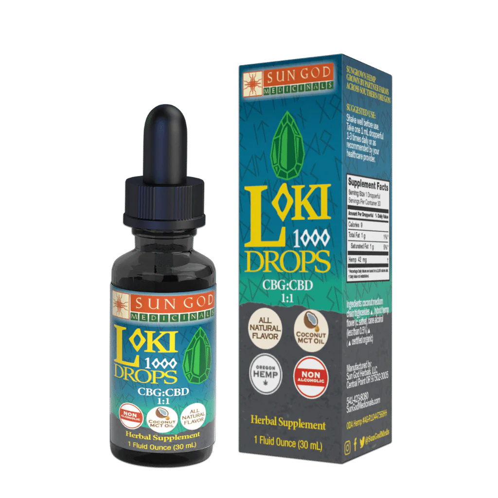 Loki CBD/CBG 1:1 1000mg