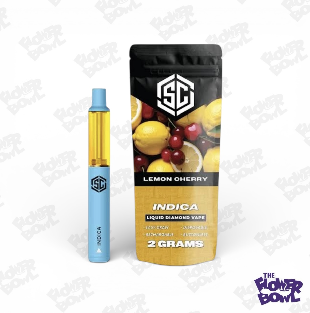 Lemon Cherry 2G Liquid Diamond Disposable