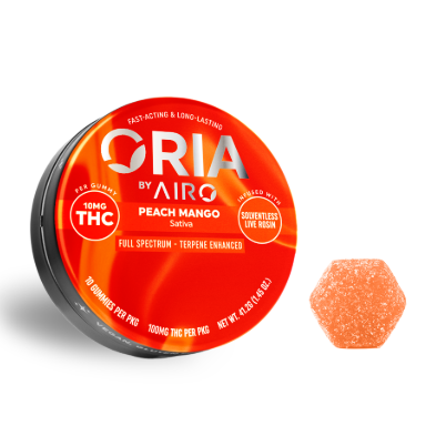 (22947) 100mg Peach Mango Rosin Gummies 10 pack