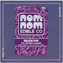 Nom Nom | Live Resin | Grape Pop | Indica 200mg