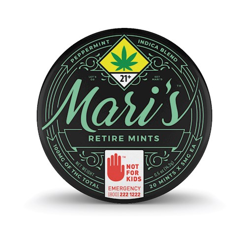 Peppermint Retire Mints 20-Pack | 100mg