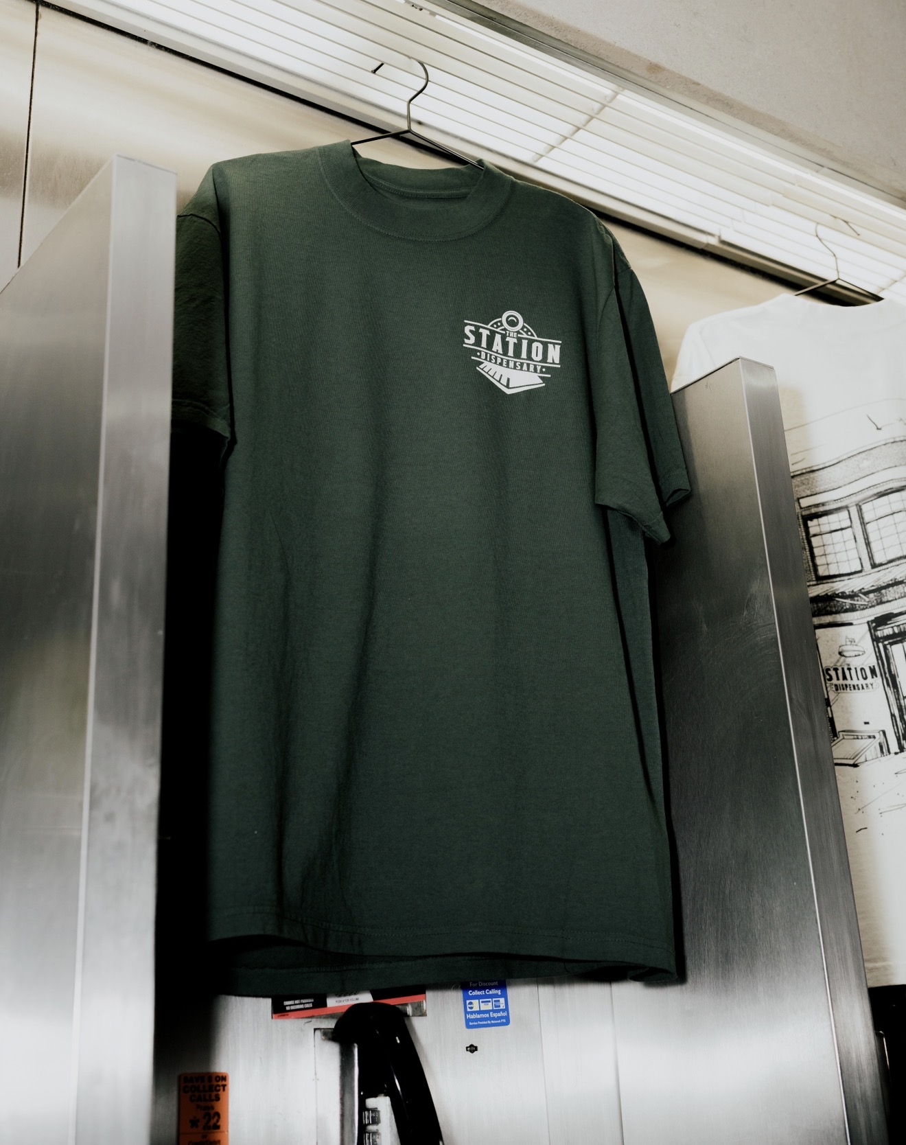 The Station | Building T-Shirt | Green | Large