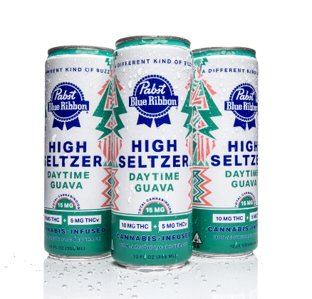 PBR Daytime Guava Infused Seltzer Single Can 10mgTHC + 5mgTHCv