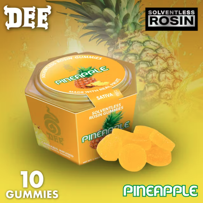 Pineapple Rosin Gummies