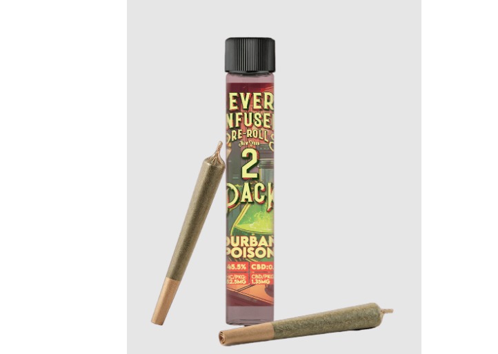 Durban Poison | Infused Pre-Rolls | 2pk | 1.5g