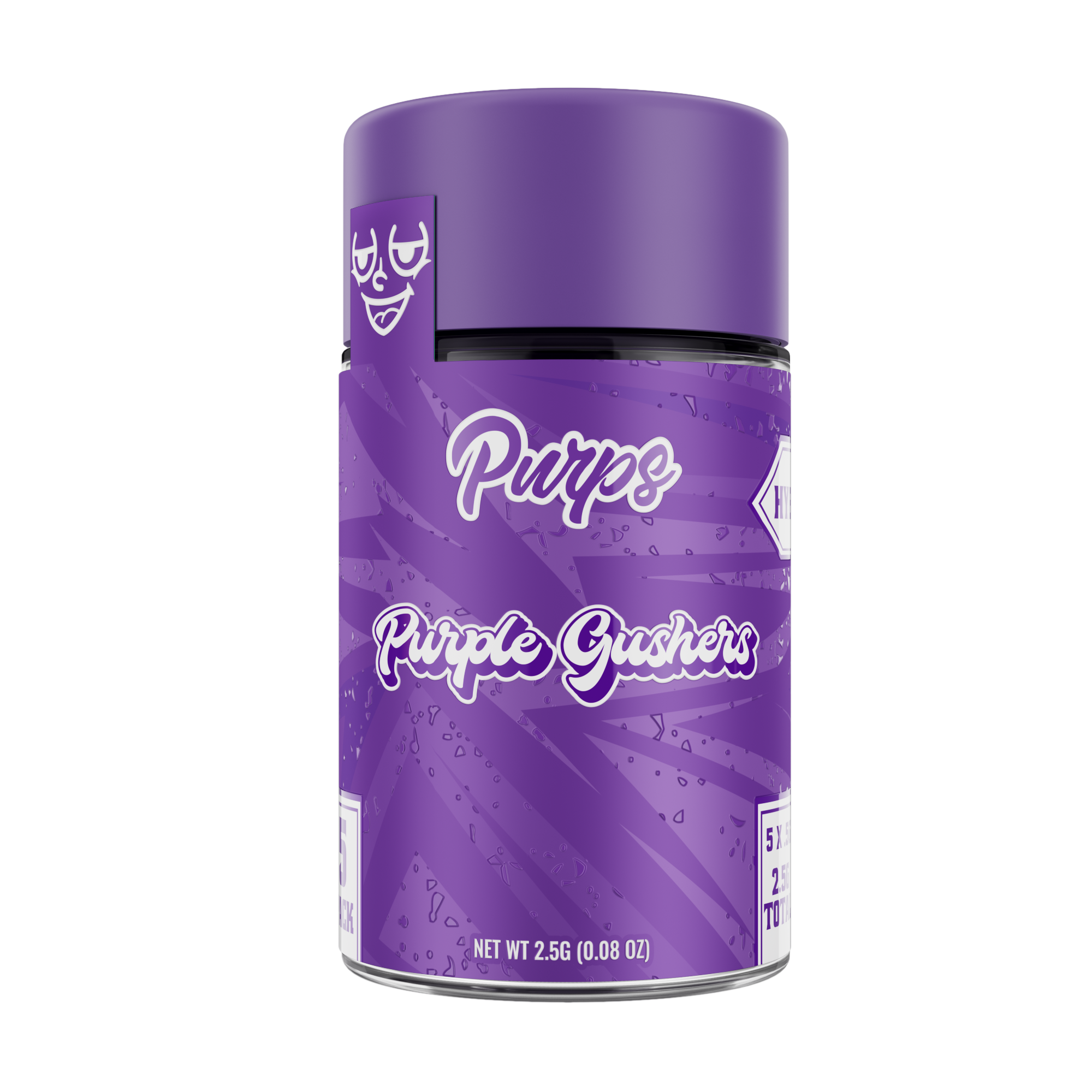 Purps | 5pk 0.5g Prerolls | Purple Gushers
