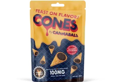 Cannabals | Cones | Cookies & Cream | 10pk | 100mg | 0.01g by Cannabals - edibles cannabis product