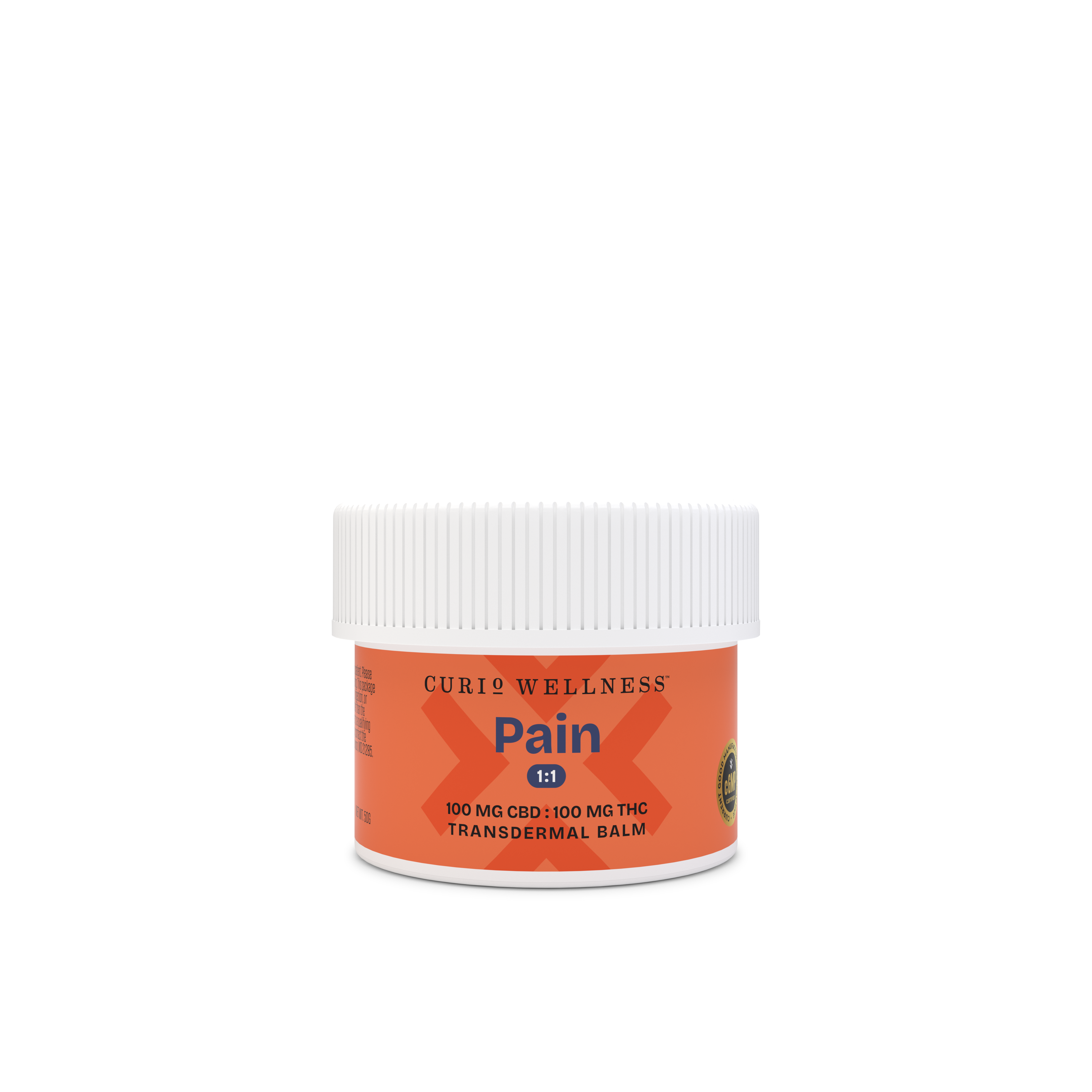 Pain 1:1 Transdermal Balm 100mg | Curio
