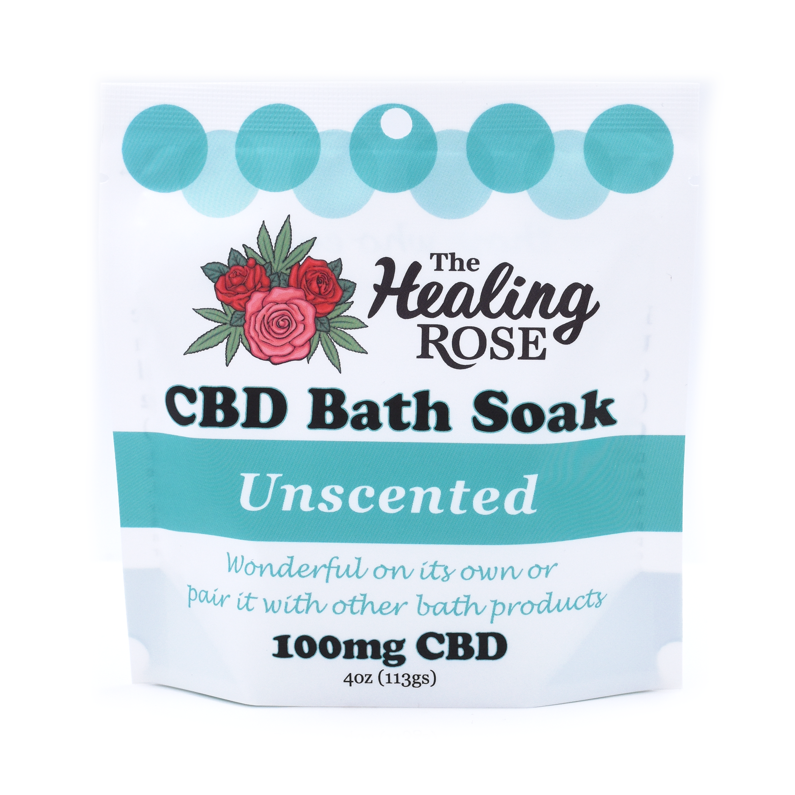 Unscented CBD Bath Soak | 100mg | 4oz