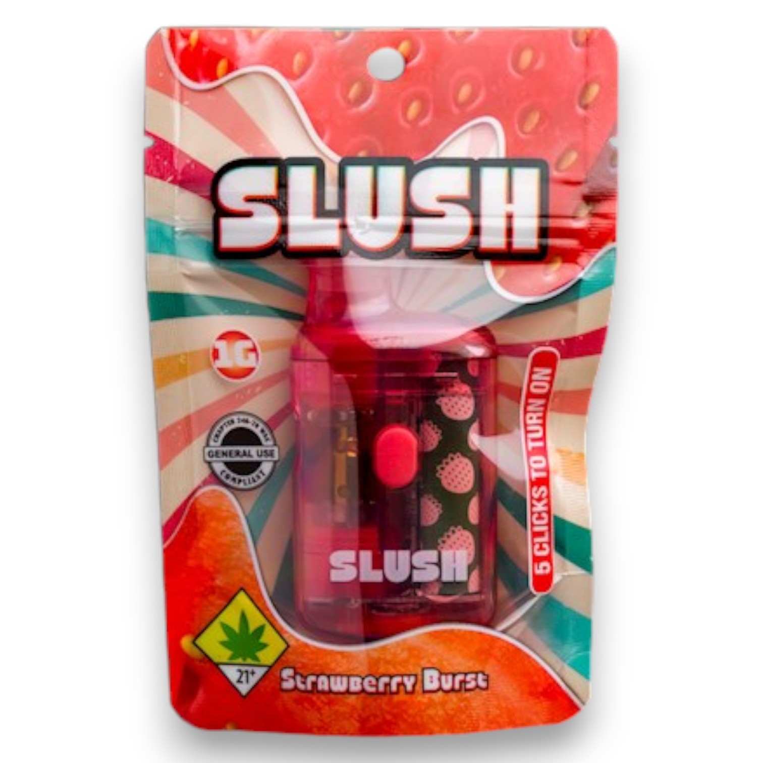 Strawberry Burst Slush Disposable | 1g