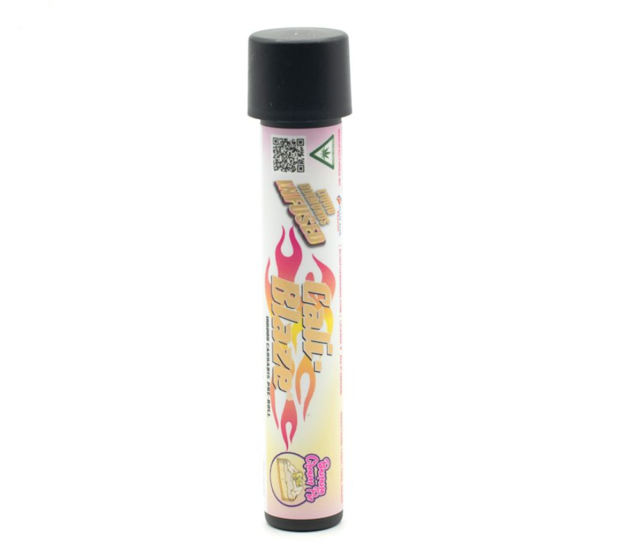 Cali-Blaze - Banana Cream Pie - Diamond Infused Pre-Roll - Hybrid - 1.2g