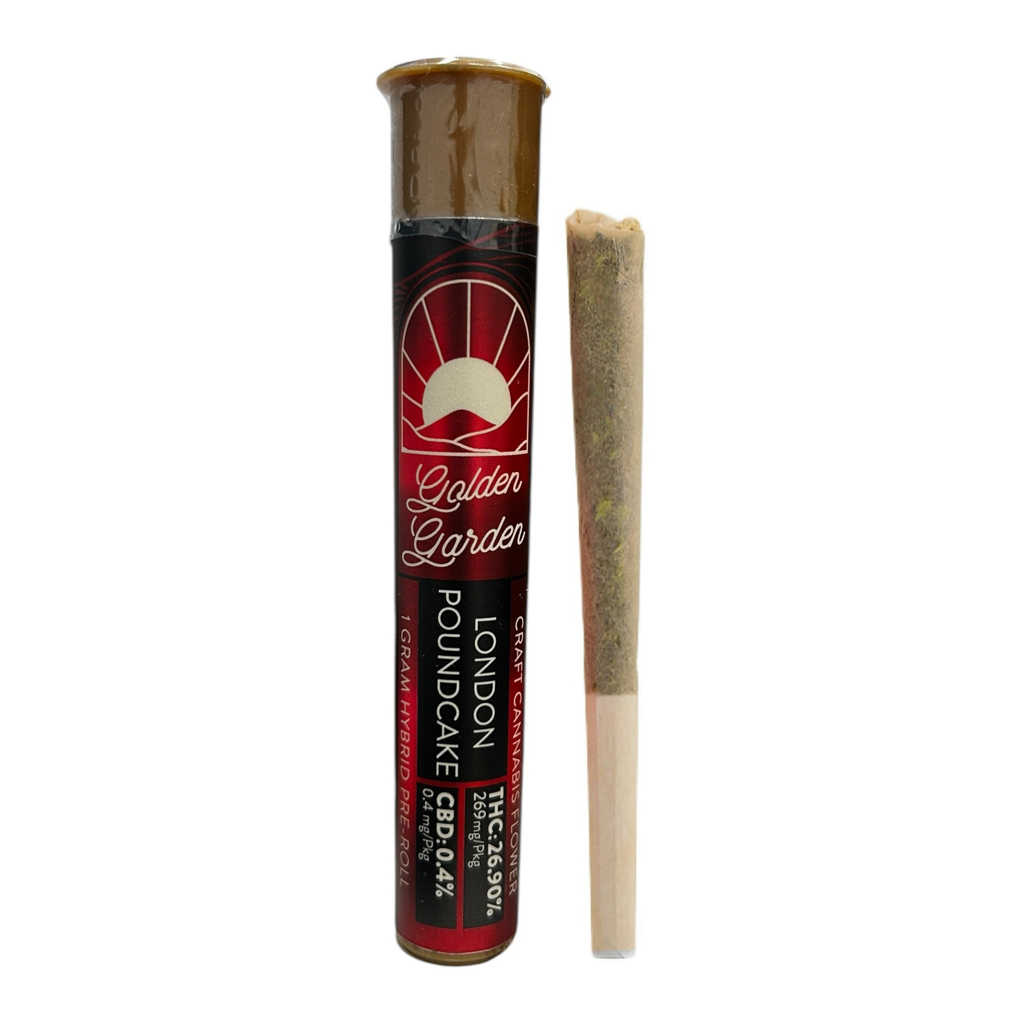 REVERT | London Pound Cake | Golden Gardens Pre-roll | Hybrid | 1g