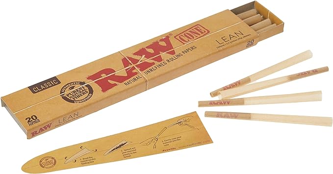 Cones - Raw - Lean Classic - 20 Pack product photo