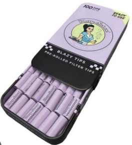 Blazy Susan | Purple Tips Tin